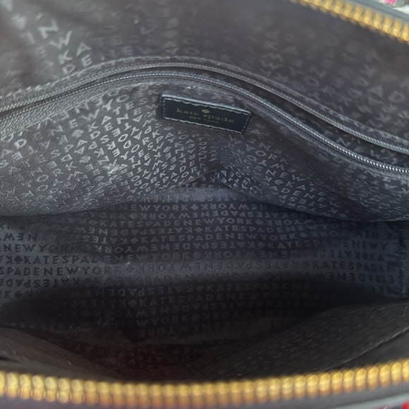 Kate Spade Carli Grove Street Pop Art satchel Bag checkered Black &  White - Picture 7 of 7